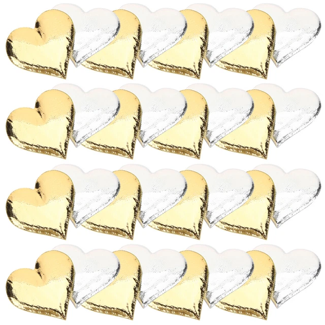 2 paquetes de confeti de corazón - confeti - dispersión de mesa para citas de San Valentín