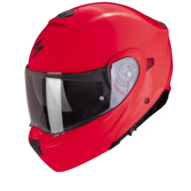 Scorpion Exo-930 Evo Solid Red Fluo Modular Helmet