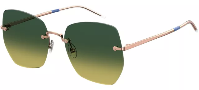 Lunettes de Soleil Tommy Hilfiger TH 1667/S Rose Gold/Green 57/18/140 femme