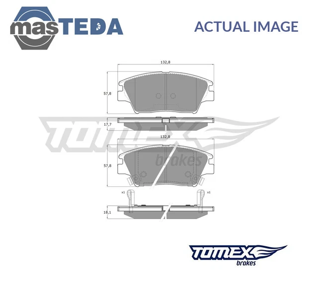 Tx 19-01 Brake Pads Set Braking Pad Front Tomex Brakes New Oe Replacement