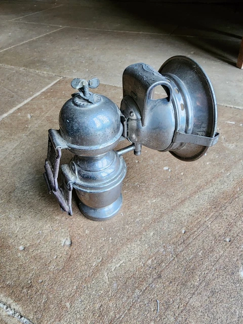 Lampe Luxor Vintage Pour Vélo Ou Moto – Métal, Design XXème, Made In France