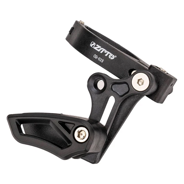 Kit De 2 Protège-chaîne En Plastique Noir Pour VTT Et Vélo Pliant – Stabilisateur, Anti-déraillement, Montage Facile