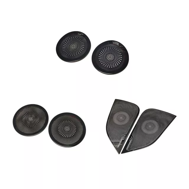 E# Car Door Pillar Speaker Cover Front/Rear Door Horn Cover for Tesla Model 3 20