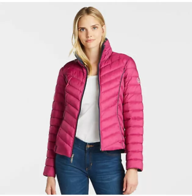 Nautica Reversible Packable Down Coat / (Hot Pink & Navy Blue) Size 6