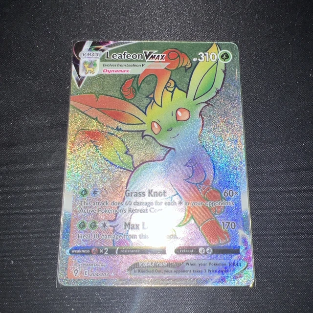 Leafeon Vmax 204 203 FOR SALE! - PicClick