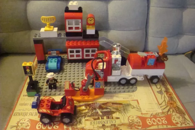 T10/ LEGO Duplo Caserne Pompiers Voiture Camion EUR 29,00 - PicClick FR