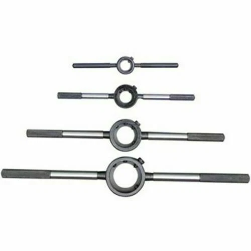 4 Pieces Set Round Stock Die Handle 13/16", 1", 1.1/2", 2" - New Knurled Handle