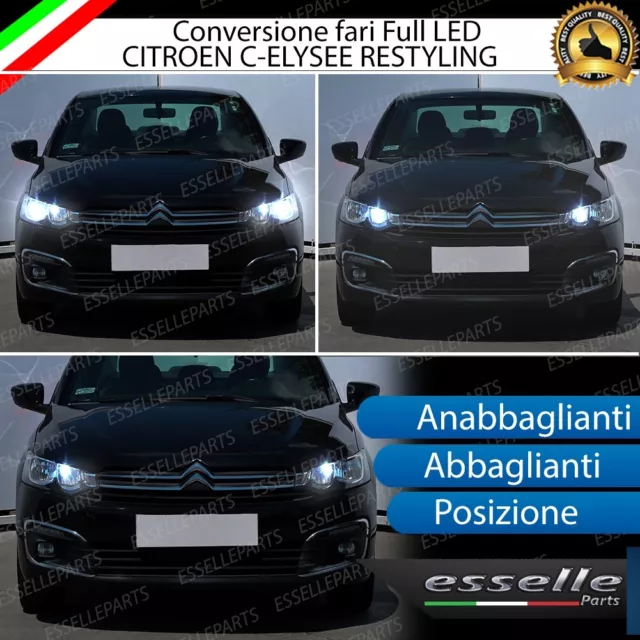 Conversione Fari Full Led Citroen C-Elysee Restyling Conversione Completa