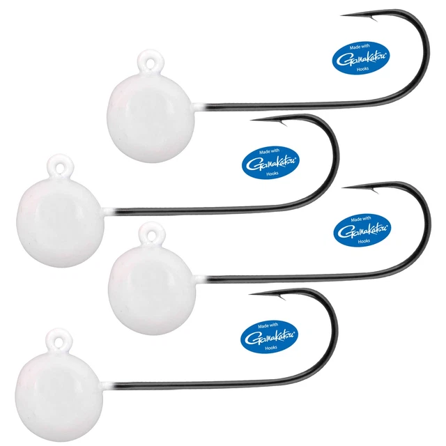 Spro Freestyle Micro Jig 22 Glow white - 4 Jigköpfe, Jighaken, Jigs, Bleiköpfe