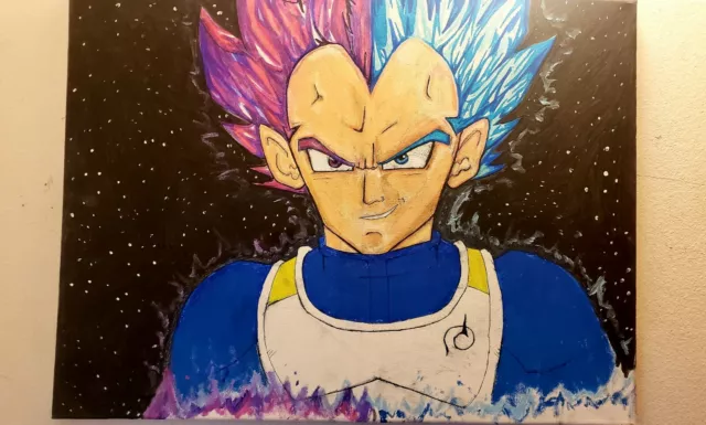 Super Saiyan BLUE EVOLUTION VEGETA Art Board Print for Sale by Quietyou