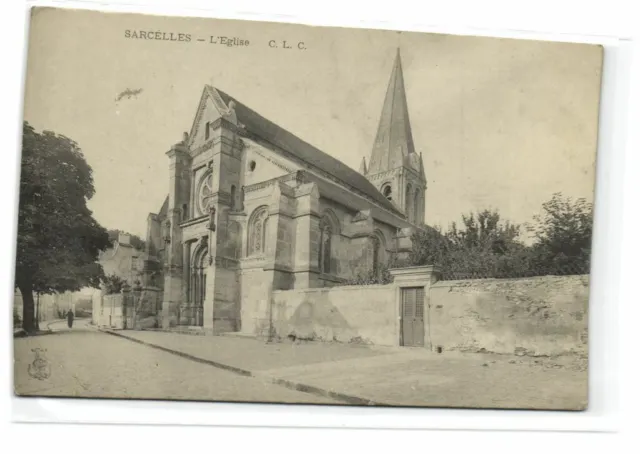 1 CPA 95 Val d Oise Sarcelles L'Eglise pcfravainc435