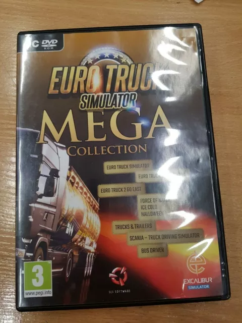 Euro Truck Simulator Mega Collection Vide Jeu PC Boite Seulement Non Jeu