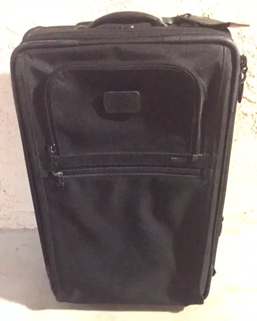 TUMI Ballistic Nylon 22" Alpha Black Wheeled Suitcase Carry-On - Model: 22922DH