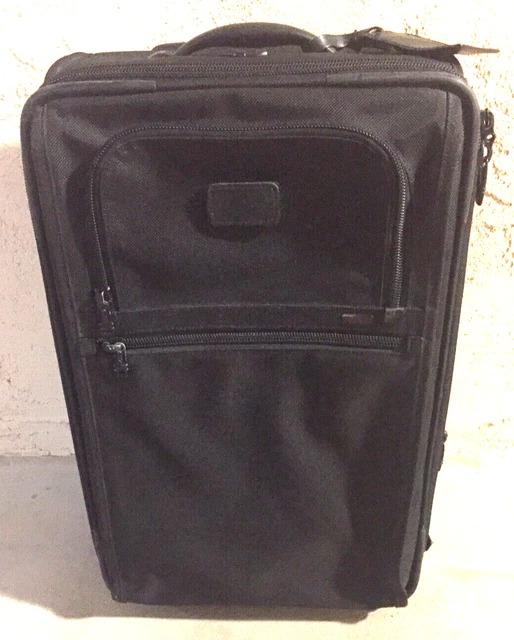TUMI Ballistic Nylon 22" Alpha Black Wheeled Suitcase Carry-On - Model: 22922DH