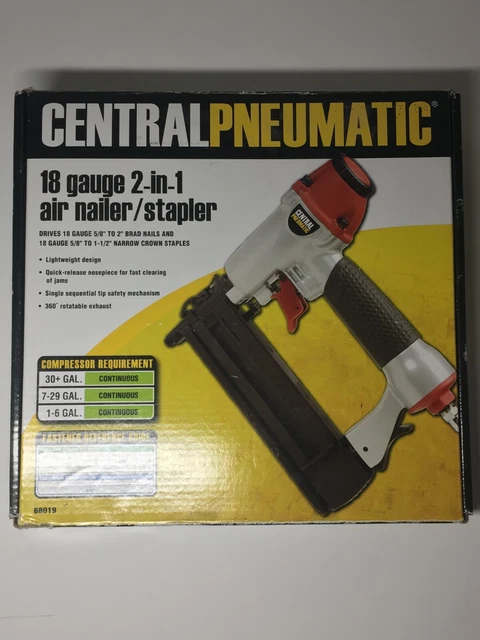 Central Pneumatic 18 Gauge Brad Nailer 68019