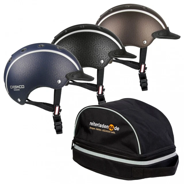 Kinder Reit-, Fahrrad-, Skihelm CHOICE Casco inkl. Helmtasche Reiterladen24