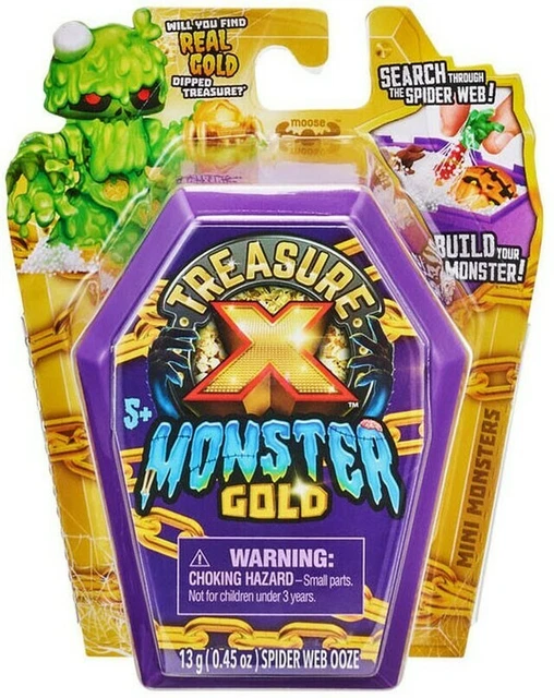 1 TREASURE X Monster GOLD Mini Mystery Coffin 8 Levels NEW Halloween