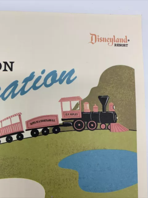 Disneyland Magic Key Giveaway Poster Our Transportation Runs on Imagination New 3