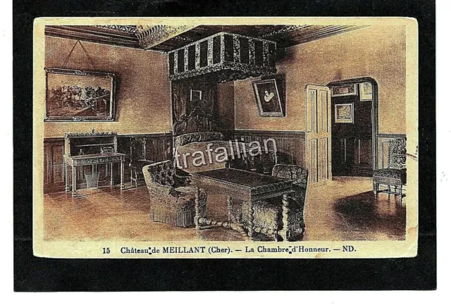 CPA Château de MEILLANT - La Chambre d'Honneur