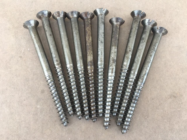 Lot De 30 Vis à Bois Tête Fraisée 6.5x30 Mm - Stock Ancien - Quincaillerie