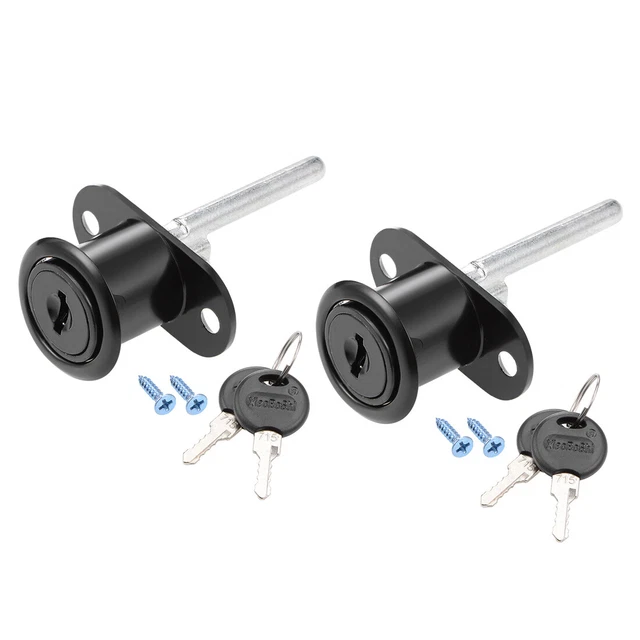 Cassetto Scrivania Armadio Pistone Serratura 3/4" Dia 13/16" Lungo, 2pz