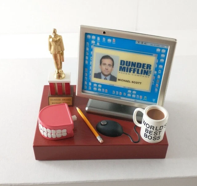 2009 HALLMARK THE Office WORLD'S BEST BOSS Michael Scott Desk Christmas