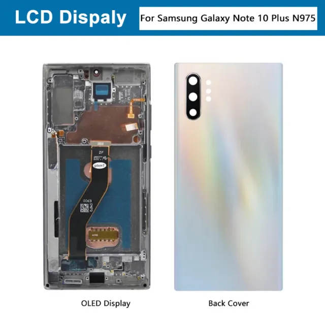 For Samsung Galaxy Note 10 Plus N975 OLED Display Touch Screen Digitizer Frame