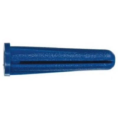 Ancla de pared Hillman, brida, plástico cónico, 8-10 x 7/8 pulgadas -370337