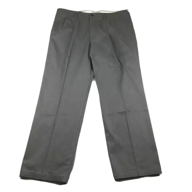 Dockers Pants Mens 38X32 Gray Easy Khaki Pleated Classic Fit Comfort Waist NWT