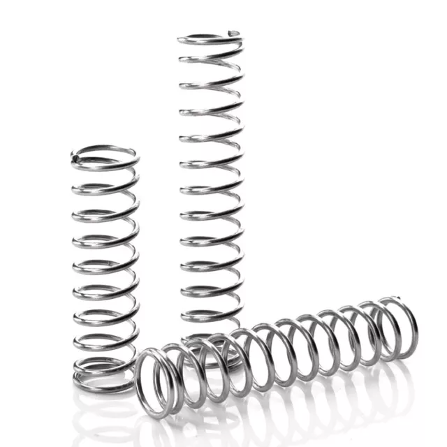 Wire Dia 1mm Compression Spring 304 Stainless Steel Pressure Springs ALL SIZE