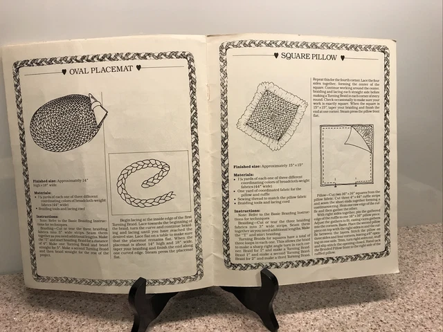 Fabric Rag Rug Braiding Basic Shirley Botsford Braid Craft Instruction Book Only 8