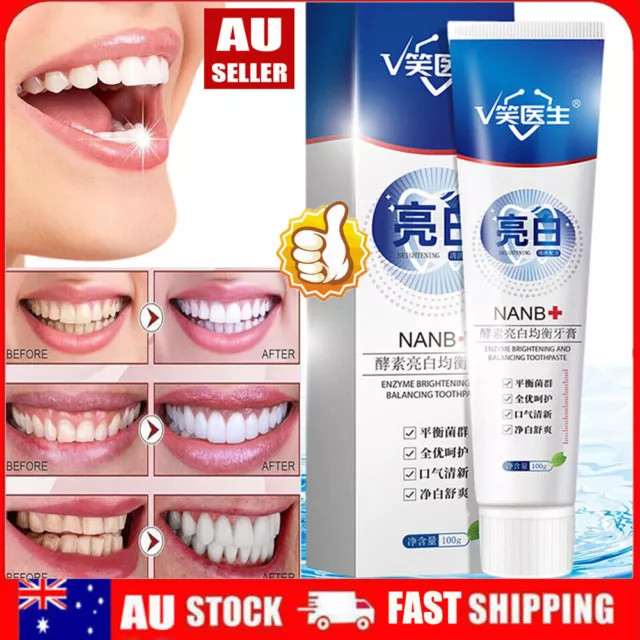 Smile Doctor SP-4 Probiotic Rapid Whitening Toothpaste,Nanb Whitening Toothpaste