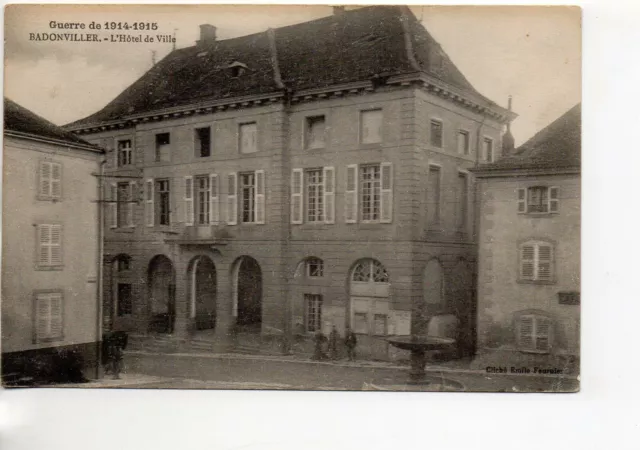 BADONVILLER - Meurthe et Moselle - CPA 54 - l' Hotel de ville