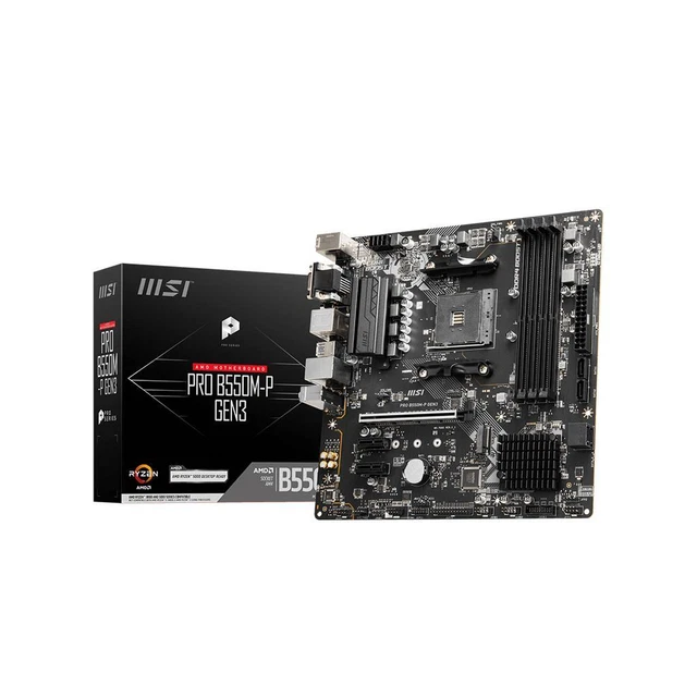 MSI PRO B550MP GEN3 motherboard AMD B550 Socket AM4 micro ATX £104.99