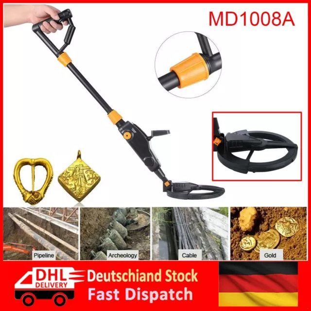 NEU Unterirdischer Metalldetektor Gold Metal Detector Wasserdicht Tiefensonde