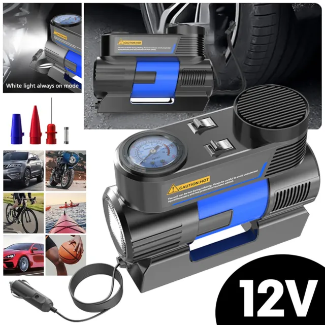 Portable Tire Inflator Car Air Pump Compressor Digital LED Display Auto 12V Volt