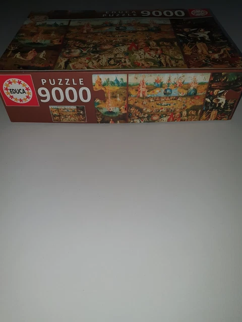 PUZZLE,EDUCA,GARTEN DER LÜSTE,HIERONYMUS Bosch,9000 Teile EUR 65,00