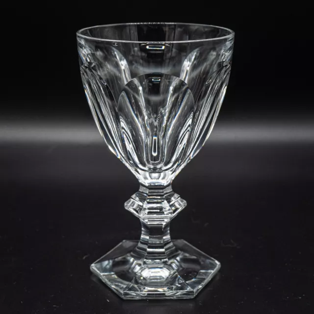 CHIP Baccarat Crystal France Harcourt-Versailles Tall Water Goblet Glass 6 3/8"