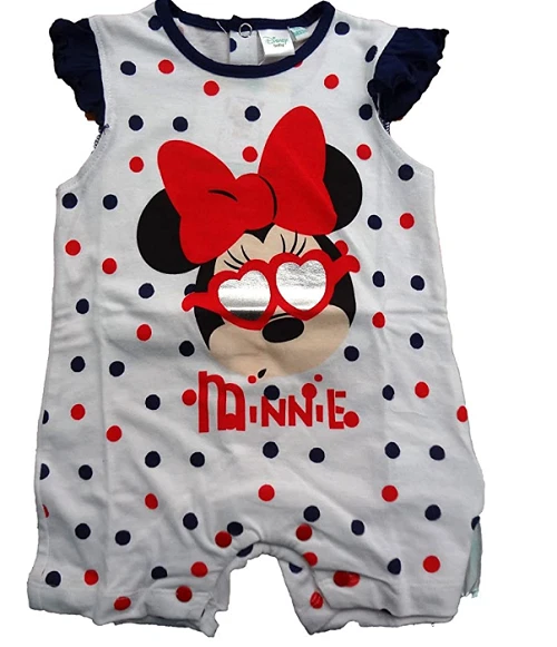 Disney Tutina Pagliaccetto neonata Spalla Larga Minnie   WD101299