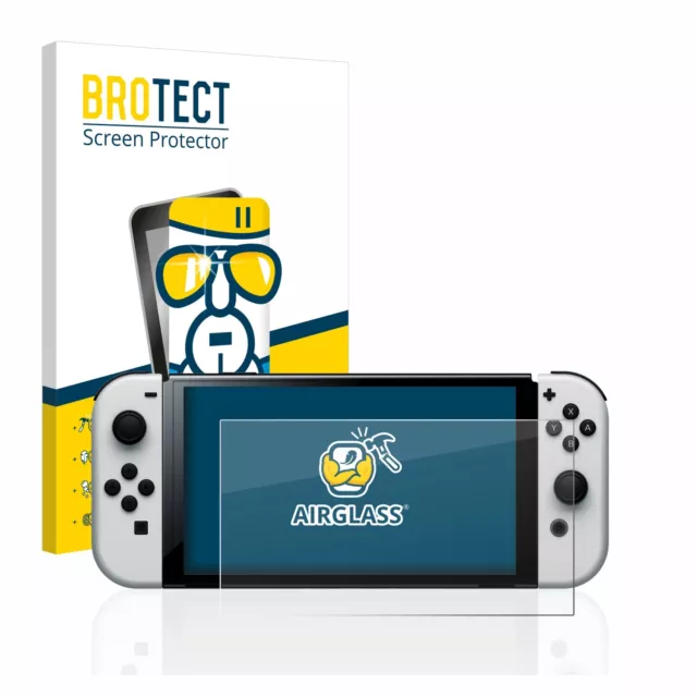 Flexible Protection Ecran Verre Film Protecteur pour Nintendo Switch OLED-Modell