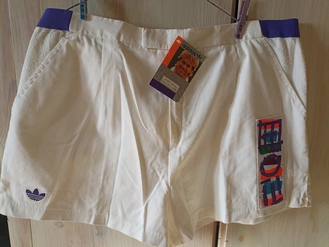 SHORT STEFAN EDBERG Adidas Ventex ATP 80'S vintage Tennis Rare