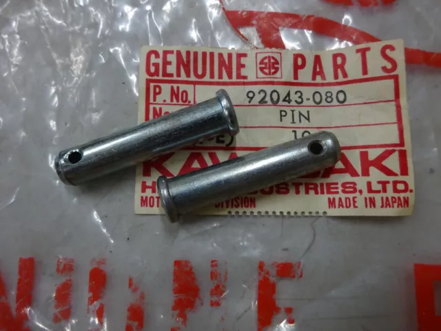 Kawasaki Nos Riders Footrest Pin Set (2) H1 S1 S2 S3 Kh250 Kh400 Kh500 Z1 Z900