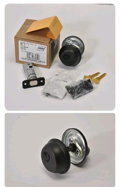 Schlage Single Cylinder Keyed Entry Lockset Grade 1 Deadbolt B-Series B60N 716 C