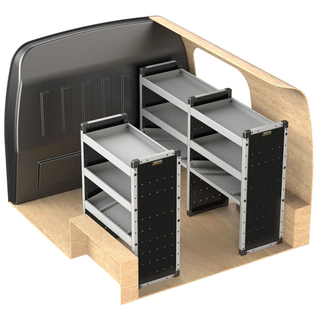 PEUGEOT EXPERT VAN Racking Pack Shelving Kit 2016+ SWB Aluminium Metal £795.39