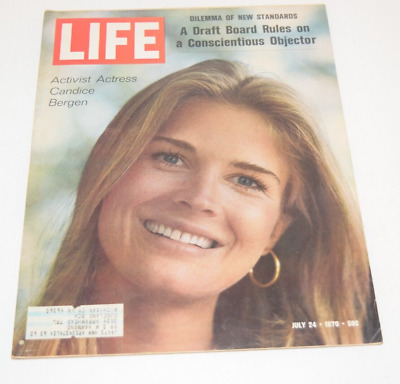 Vintage July 24, 1970 Life Magazine - Candice Bergen on Cover