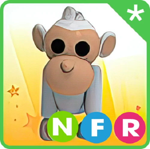 ADOPT FROM ME - NFR Albino Monkey -Neon Fly Ride - The Trusted Store ...