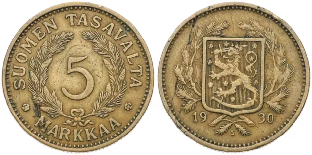Finnland - Finland - 5 Markkaa Mark 1928-1951 - verschiedene Jahrgänge
