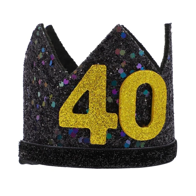 1pc Party Hat 40 Birthday Decorations 40th Birthday Sash