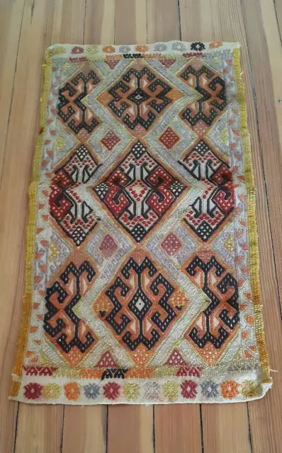 Ancien Tapis Kilim en Laine Oriental Fait Main Teppich Rug Alfombra