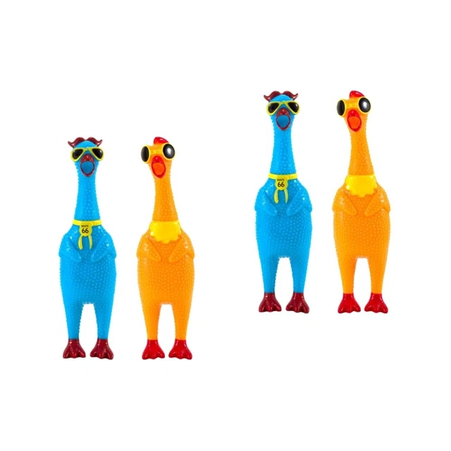 2x Tragen Beständig Squeeze Spielzeug Stress Spielzeug Für Hühnchen geformt